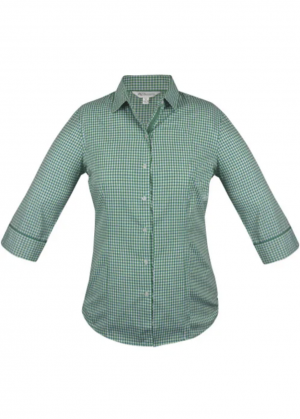 The Aussie Pacific Epsom Lady Shirt 3/4 Sleeve is a 65% polyester/35% cotton ladies shirt. 3 colours. Sizes 4 - 26.