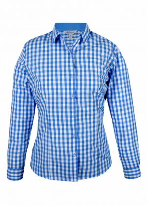 The Aussie Pacific Devonport Lady Shirt Long Sleeve is a 65% polyester/35% cotton slim line fit ladies shirt. Available in 2 colours. Sizes 4 - 26.