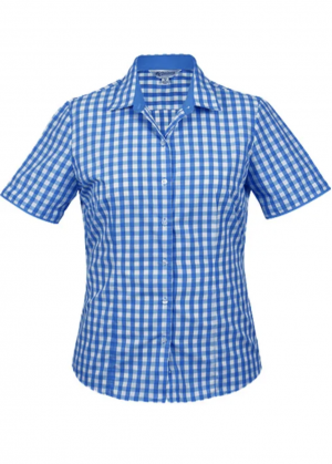 The Aussie Pacific Devonport Lady Shirt Short Sleeve is a 65% polyester/35% cotton slim line fit ladies shirt. 2 colours. Sizes 4 - 26.