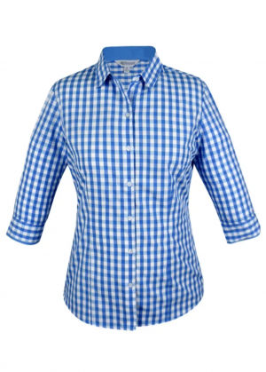 The Aussie Pacific Devonport Lady Shirt 3/4 Sleeve is a 65% polyester/35% cotton slim line fit ladies shirt. Available in 2 colours. Sizes 4 - 26.