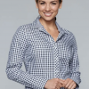 The Aussie Pacific Brighton Lady Shirt Long Sleeve is a 65% polyester/35% cotton shirt. Available in 3 colours. Sizes 4 - 26.