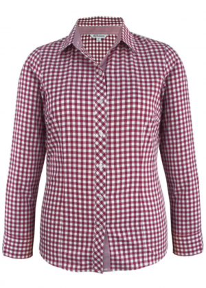 The Aussie Pacific Brighton Lady Shirt Long Sleeve is a 65% polyester/35% cotton shirt. Available in 3 colours. Sizes 4 - 26.