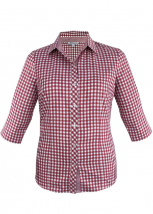 The Aussie Pacific Brighton Lady Shirt 3/4 Sleeve is a 65% polyester/35% cotton shirt. Available in 3 colours. Sizes 4 - 26.
