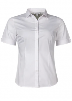 The Aussie Pacific Kingswood Lady Shirt Short Sleeve is a 65% polyester/35% cotton, everyday shirt. Available in 2 colours. Sizes 4 - 26.