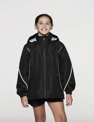 3524 The Aussie Pacific Buffalo Kids Jacket is a water resistant kids hooded jacket with pockets. Available in 5 colours. Sizes 6 - 16.