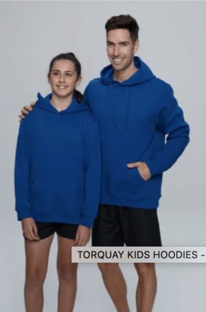 The Aussie Pacific Torquay Kids Hoodie is a 80% cotton, fleeced kids hoodie. Available in 8 colours. Sizes 4 - 16.