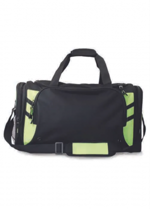 The Aussie Pacific Tasman Sportsbag is a multi-compartment sports bag with padded shoulder straps for support. Available in 19 colours. One size.