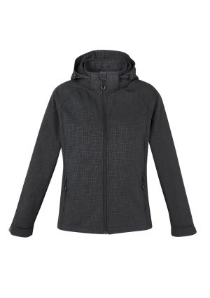 The Biz Collection Ladies Geo Jacket is a 94% polyester outer, detachable hooded jacket. Available in 2 colours. Sizes S - 2XL.