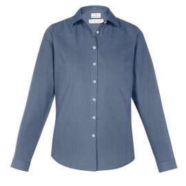 The Biz Collection Ladies Memphis Shirt is a 60% cotton, semi-fitted, long sleeve shirt. Available in 5 colours. Sizes 6 - 26.