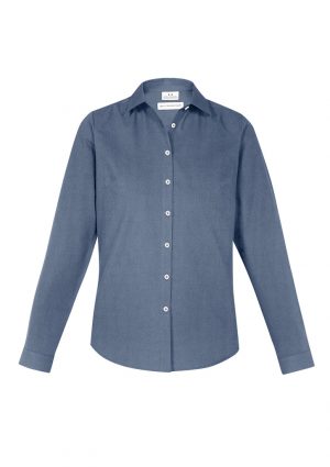 The Biz Collection Ladies Memphis Shirt is a 60% cotton, semi-fitted, long sleeve shirt. Available in 5 colours. Sizes 6 - 26.