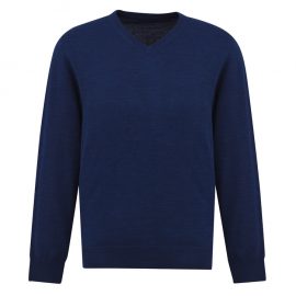 The Biz Collection Mens Roma Pullover is a 50% merino wool/50% acrylic, v-neck pullover jumper. Available in 4 colours. Sizes XS - 5XL.