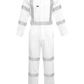 The Syzmik Mens Bio Motion X Back Overall is a 100% cotton drill overall with multiple pockets. Available in White. Sizes 77 - 122.