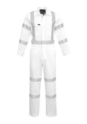 The Syzmik Mens Bio Motion X Back Overall is a 100% cotton drill overall with multiple pockets. Available in White. Sizes 77 - 122.