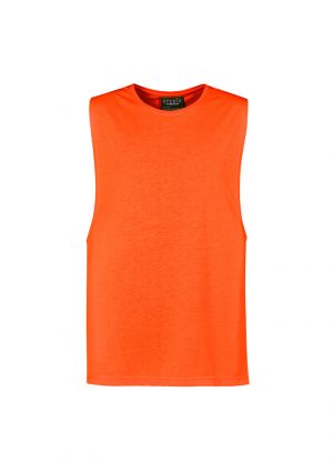 The Syzmik Mens His Vis Sleeveless Tee is an 85% polyester, hi vis, sleeveless tee. Available in 2 colours. Sizes XXS - 5XL, 7XL.