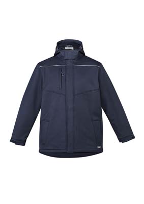 ZJ253 Syzmik Unisex Antarctic Softshell Jacket Navy The Syzmik Unisex Antarctic Softshell Jacket is an oxford bonded polyester softshell. 330gsm. Warm quilted lining. Black or Navy. To 7xl