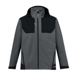 The Syzmik Unisex Streetworx Stretch Waterproof jacket is a 100% polyester, lightweight waterproof jacket.  Seam sealed.  4 way stretch. 2 colours.