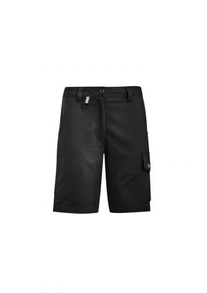 The Syzmik Womens Rugged Cooling Vented Short is a 100% cotton ripstop shorts with multiple pockets. Available in 4 colours. Sizes 4 - 24.