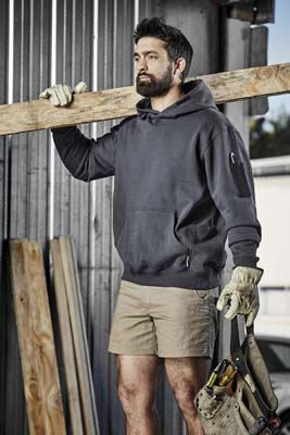 ﻿The Syzmik Unisex Multi Pocket Hoodie is a 55% cotton/45% polyester, 320gsm hoodie.  XXS - 7XL.  6 colours.  Perfect hoodies for tradesmen with extra pockets.