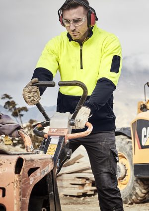 ZT476_Talent_01_7FzdMgW The Syzmik Unisex Hi Vis Half Zip Pullover is a 100% polyester, half zip pullover. Available in 2 colours. Sizes XXS - 5XL, 7XL.