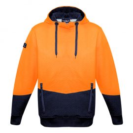 The Syzmik Unisex Hi Vis Textured Jacquard Hoodie is a 59% Polyester, hi vis hoodie with waist pockets. Available in 4 colours. Sizes XXS - 5XL, 7XL.