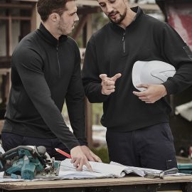 The Syzmik Mens Merino Wool Mid-Layer Pullover is a 100% premium merino wool pullover. Available in Black. Sizes XXS - 5XL, 7XL.