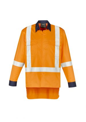 The Syzmik Mens TTMC-W17 X Back Work Shirt is a 100% cotton twill, mid weight, hi vis shirt. Available in Orange. Sizes XXS - 5XL, 7XL.