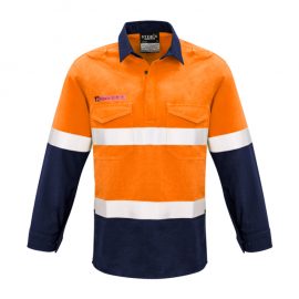The Syzmik Mens FR Closed Front Hooped Taped Spliced Shirt is a 93% Meta-Aramid, hi-vis shirt. Available in 2 colours. Sizes S - 5XL, 7XL.