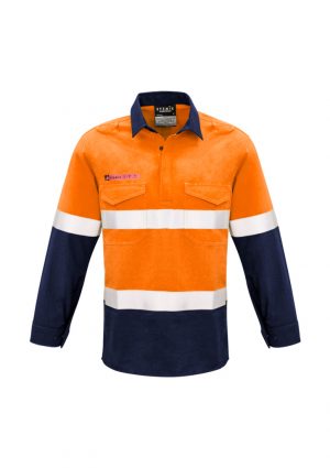 The Syzmik Mens FR Closed Front Hooped Taped Spliced Shirt is a 93% Meta-Aramid, hi-vis shirt. Available in 2 colours. Sizes S - 5XL, 7XL.
