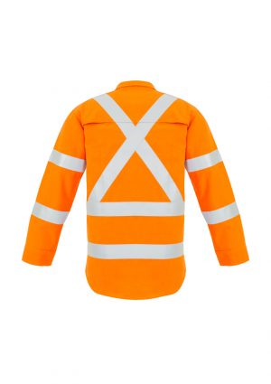 The Syzmik Mens X Back Taped Shirt is a 93% Meta-Aramid, hi-vis shirt. Available in Orange. Sizes XXS - 5XL, 7XL.
