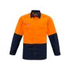 The Syzmik Mens Hi Vis Spliced Shirt is a 93% Meta-Aramid, light weight, long sleeved shirt. Available in 2 colours. Sizes XXS - 5XL, 7XL.