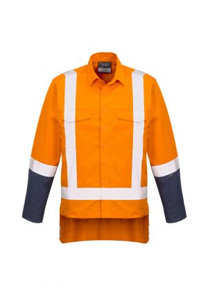 The Syzmik Mens Rugged Cooling TTMC-W17 Work Shirt is a 100% square weave cotton ripstop, lightweight shirt. Available in Orange. Sizes XXS - 5XL, 7XL.