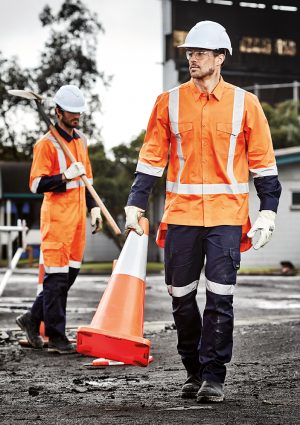 The Syzmik Mens Rugged Cooling TTMC-W17 Work Shirt is a 100% square weave cotton ripstop, lightweight shirt. Available in Orange. Sizes XXS - 5XL, 7XL.