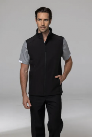 1529 The Aussie Pacific Selwyn Mens Vests is a water and wind resistant vest with pockets. Available in 3 colours. Sizes S - 3XL, 5XL, 7XL.