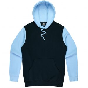 The Aussie Pacific Monash Mens Hoodie is an 80% cotton, two tone hoodie. Available in 16 colours. Sizes XS - 3XL, 5XL.