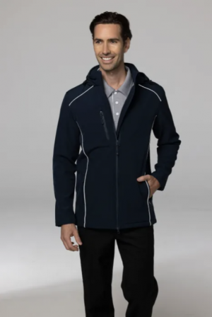 The Aussie Pacific Aspen Mens Jackets is a heavy weight, softshell jacket with concealed hood. Available in 2 colours. Sizes S - 3XL, 5XL, 7XL.