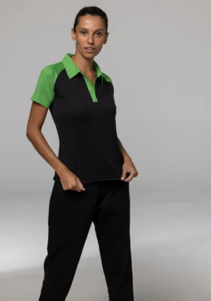 The Aussie Pacific Manly Polos is a 100% polyester, raglan sleeve polo. Available in 18 colours. Sizes 6 - 26.