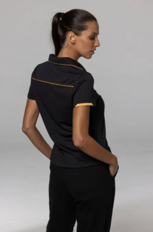 2320 The Aussie Pacific Currumbin Lady Polo is a 100% polyester, Dri-wear, short sleeve ladies polo. Available in 16 colours. Sizes 6 - 26.