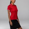 The Aussie Pacific Double Bay Lady Polos is a 100% polyester, Dri-wear, short sleeve ladies polo. Available in 5 colours. Sizes 6 - 26.
