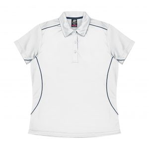 The Aussie Pacific Kuranda Lady Polos is a 100% polyester, Dri-wear, short sleeve ladies polo. Available in 7 colours. Sizes 6 - 26.
