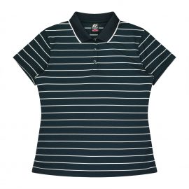 The Aussie Pacific Vaucluse Lady Polos is a 100% polyester, Dri-wear, short sleeve ladies polo. Available in 5 colours. Sizes 6 - 26.