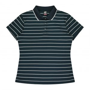 The Aussie Pacific Vaucluse Lady Polos is a 100% polyester, Dri-wear, short sleeve ladies polo. Available in 5 colours. Sizes 6 - 26.
