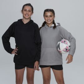 The Aussie Pacific Crusader Kids Hoodie is a 100% polyester brushed fleece kids hoodie with front pocket. 7 colours. Sizes 4 - 16.