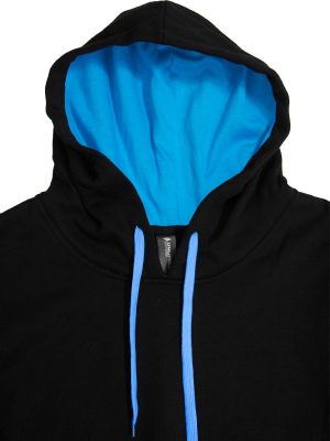 The Unlimited Edition Crew Adults Contrast Hoodie is an 80% polyester/20% cotton, pullover hoodie with front pocket. Available in 39 colours. Sizes S - 3XL, 5XL.