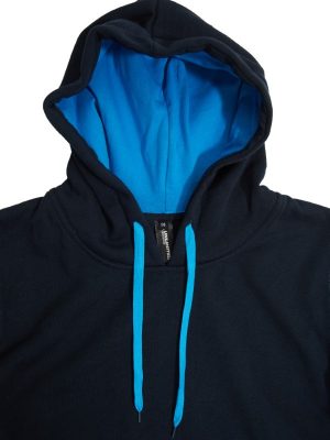 The Unlimited Edition Crew Adults Contrast Hoodie is an 80% polyester/20% cotton, pullover hoodie with front pocket. Available in 39 colours. Sizes S - 3XL, 5XL.