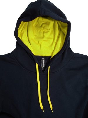 The Unlimited Edition Crew Adults Contrast Hoodie is an 80% polyester/20% cotton, pullover hoodie with front pocket. Available in 39 colours. Sizes S - 3XL, 5XL.