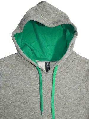 The Unlimited Edition Crew Adults Contrast Hoodie is an 80% polyester/20% cotton, pullover hoodie with front pocket. Available in 39 colours. Sizes S - 3XL, 5XL.