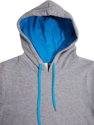 The Unlimited Edition Crew Adults Contrast Hoodie is an 80% polyester/20% cotton, pullover hoodie with front pocket. Available in 39 colours. Sizes S - 3XL, 5XL.