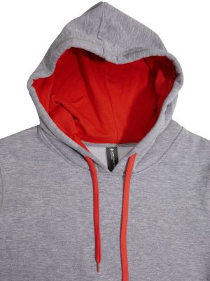 The Unlimited Edition Crew Adults Contrast Hoodie is an 80% polyester/20% cotton, pullover hoodie with front pocket. Available in 39 colours. Sizes S - 3XL, 5XL.