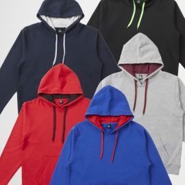 The Unlimited Edition Egmont Contrast Adults Hoodie is an 80% cotton, heavyweight, contrast hoodie. 66 colours. Sizes S - 3XL, 5XL, 7XL.