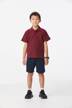 The Unlimited Edition Essential Kids Polo is a 65% polyester, long-wearing polo. Available in 10 colours. Sizes 4 - 14.